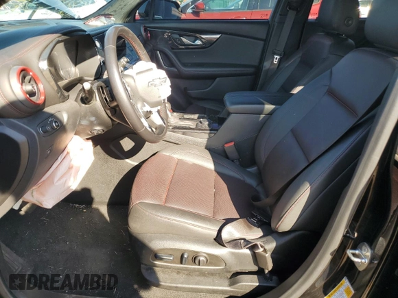 2022 Chevrolet Blazer RS with VIN 3GNKBKRS0NS219177, listed as a Copart auction lot 71610744 with 23,116 mi miles and Salvage title. Bid and sale history available at DreamBid. Image 7.
