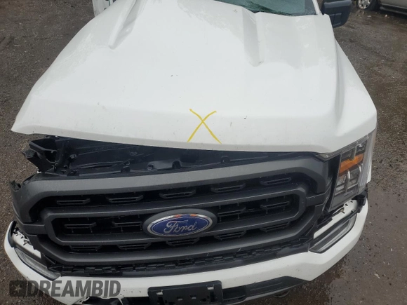 2021 Ford F-150 XL with VIN 1FTEW1EP1MFA64051, listed as a Copart auction lot 57483575 with Not provided miles and Non repairable. Bid and sale history available at DreamBid. Image 11.