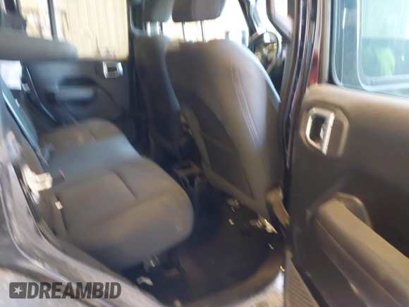 2021 Jeep Wrangler Unlimited Sport S with VIN 1C4HJXDG8MW578205, listed as a IAAI auction lot 42040105 with 46,537 mi miles and . Bid and sale history available at DreamBid. Image 8.