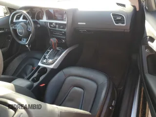 2016 Audi A5 Premium Plus with VIN WAUM2AFR3GA015164, listed as a Copart auction lot 46110405 with 113,804 mi miles and Salvage Title. Bid and sale history available at carsss.com. Image 8.