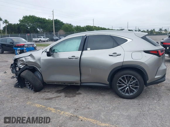 2024 Lexus NX 250 with VIN 2T2ADCAZ2RC014553, listed as a IAAI auction lot 41383564 with 8,403 mi miles and . Bid and sale history available at DreamBid. Image 13.