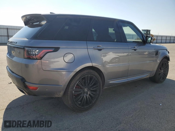 2021 Land Rover Range Rover Sport HSE Dynamic with VIN SALWR2SE2MA770665, listed as a Copart auction lot 54394605 with 27,284 mi miles and Salvage title. Bid and sale history available at DreamBid. Image 3.