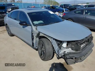2023 Honda Accord Sport z VIN 1HGCY2F58PA055578, wystawiony jako IAAI lot #41859902 z przebiegiem 33 207 mil mil oraz . Historia ofert i sprzedaży dostępna na DreamBid. Obrazek 1.