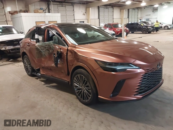 2024 Lexus RX with VIN 2T2BBMCA2RC046393, listed as a IAAI auction lot 41254077 with 10,652 mi miles. Bid and sale history available at carsss.com. Image 1.
