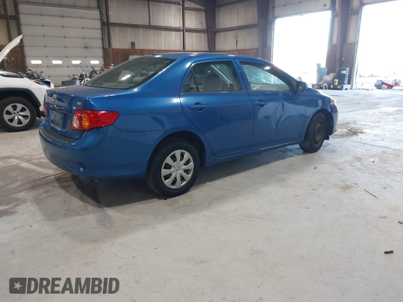2009 Toyota Corolla with VIN JTDBL40E699037792, listed as a IAAI auction lot 41838231 with 199,690 mi miles. Bid and sale history available at carsss.com. Image 4.