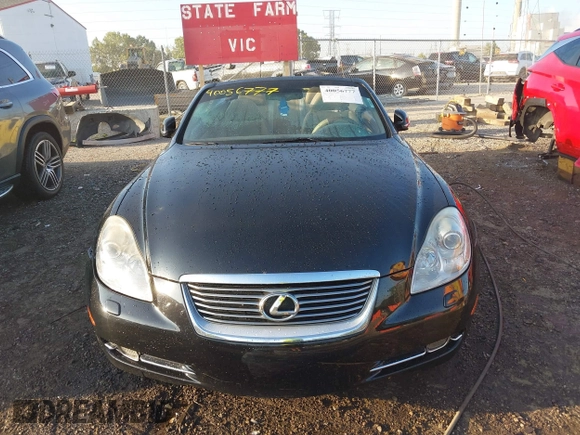 2008 Lexus SC 430 with VIN JTHFN45Y789017479, listed as a IAAI auction lot 40056777 with 148,076 mi miles and . Bid and sale history available at DreamBid. Image 12.