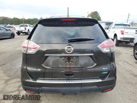 2014 Nissan Rogue SL with VIN 5N1AT2MT3EC803916, listed as a Copart auction lot 85302714 with 89,152 mi miles and Salvage Title. Bid and sale history available at carsss.com. Image 6.