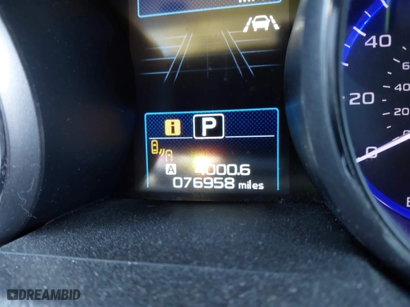 2018 Subaru Outback Premium with VIN 4S4BSAFC0J3344319, listed as a IAAI auction lot 41428737 with 76,958 mi miles. Bid and sale history available at carsss.com. Image 14.