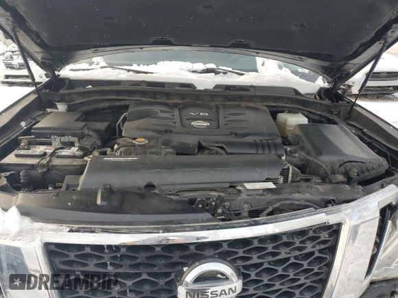 2020 Nissan Armada SL with VIN JN8AY2NC7L9615368, listed as a Copart auction lot 85460514 with 158,114 mi miles and Salvage Title. Bid and sale history available at carsss.com. Image 12.