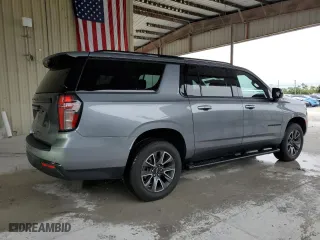 2022 Chevrolet Suburban Z71 with VIN 1GNSKDKD6NR255160, listed as a Copart auction lot 42048675 with 53,795 mi miles and Clean Title. Bid and sale history available at carsss.com. Image 3.
