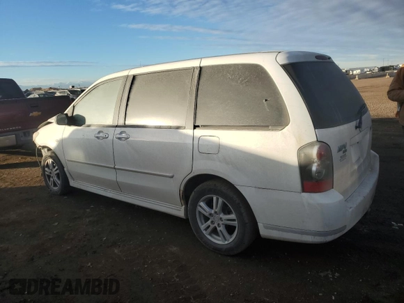 2004 Mazda MPV LX with VIN JM3LW28A240509136, listed as a Copart auction lot 88349155 with 148,710 mi miles and Salvage Title. Bid and sale history available at carsss.com. Image 2.