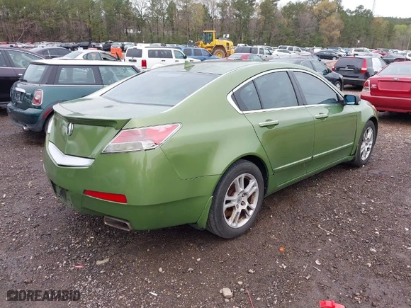 2009 Acura TL Tech with VIN 19UUA86589A004046, listed as a IAAI auction lot 41835796 with 267,807 mi miles. Bid and sale history available at carsss.com. Image 4.