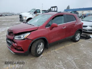 2019 Chevrolet Trax LT z VIN 3GNCJLSB0KL117665, wystawiony jako Copart lot #41382875 z przebiegiem 50 878 mil mil oraz Szkoda całkowita • Salvage title. Historia ofert i sprzedaży dostępna na DreamBid. Obrazek 1.