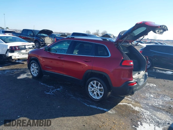 2015 Jeep Cherokee Latitude with VIN 1C4PJLCB4FW730607, listed as a IAAI auction lot 41738845 with 202,216 mi miles and . Bid and sale history available at DreamBid. Image 3.