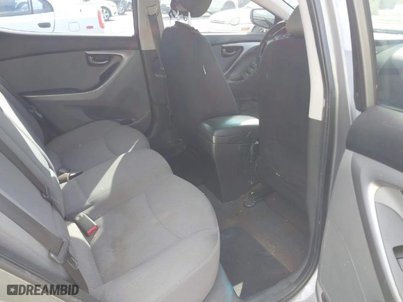 2013 Hyundai Elantra GLS PZEV with VIN 5NPDH4AE1DH360432, listed as a IAAI auction lot 41440366 with 106,047 mi miles. Bid and sale history available at carsss.com. Image 8.
