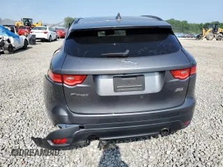 2017 Jaguar F-Pace 35t Premium with VIN SADCJ2BV0HA894638, listed as a Copart auction lot 58752885 with 77,299 mi miles and Salvage title. Bid and sale history available at DreamBid. Image 6.