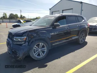2019 Volkswagen Atlas SE z VIN 1V2XR2CA4KC565064, wystawiony jako Copart lot #57879675 z przebiegiem 43 143 mil mil oraz Szkoda całkowita • Salvage title. Historia ofert i sprzedaży dostępna na DreamBid. Obrazek 1.