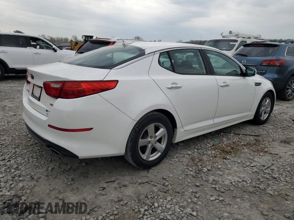 2015 Kia Optima LX z VIN KNAGM4A78F5645140, wystawiony jako Copart lot #53364945 z przebiegiem 91 649 mil mil oraz Szkoda całkowita • Salvage title. Historia ofert i sprzedaży dostępna na DreamBid. Obrazek 3.