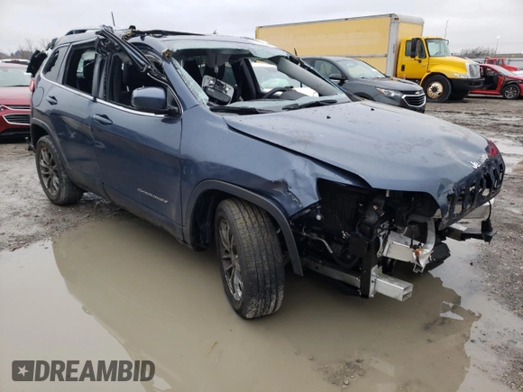 2020 Jeep Cherokee Altitude with VIN 1C4PJLLB4LD548915, listed as a Copart auction lot 39758524 with 36,822 mi miles and Salvage Title. Bid and sale history available at carsss.com. Image 4.