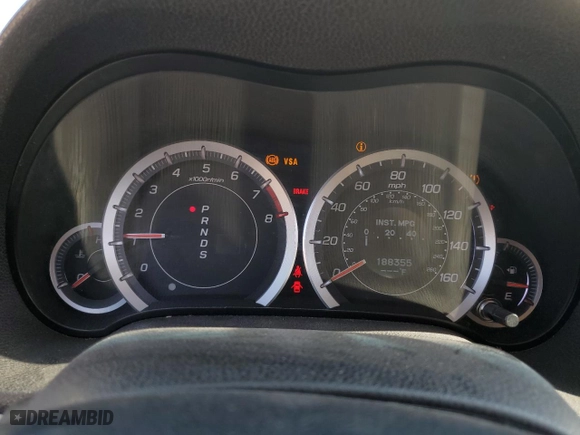 2010 Acura TSX with VIN JH4CU2F68AC039281, listed as a Copart auction lot 52919575 with 188,355 mi miles and Salvage Title. Bid and sale history available at carsss.com. Image 9.