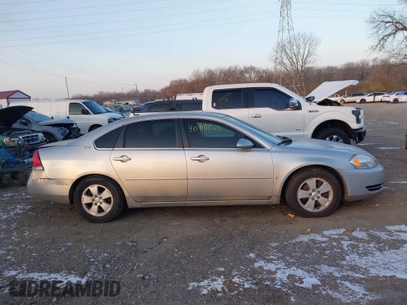 2006 Chevrolet Impala LT 3.5L with VIN 2G1WT58K669436007, listed as a IAAI auction lot 40910025 with 186,097 mi miles and . Bid and sale history available at DreamBid. Image 13.