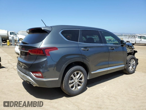 2020 Hyundai Santa Fe SE with VIN 5NMS23AD1LH175836, listed as a Copart auction lot 58008415 with 58,811 mi miles and Salvage title. Bid and sale history available at DreamBid. Image 3.