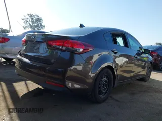 2017 Kia Forte LX with VIN 3KPFK4A72HE118996, listed as a IAAI auction lot 41978859 with 75,191 mi miles. Bid and sale history available at carsss.com. Image 4.