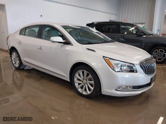 2015 Buick LaCrosse Leather with VIN 1G4GB5G35FF229006, listed as a IAAI auction lot 41576573 with 86,940 mi miles. Bid and sale history available at carsss.com. Image 1.