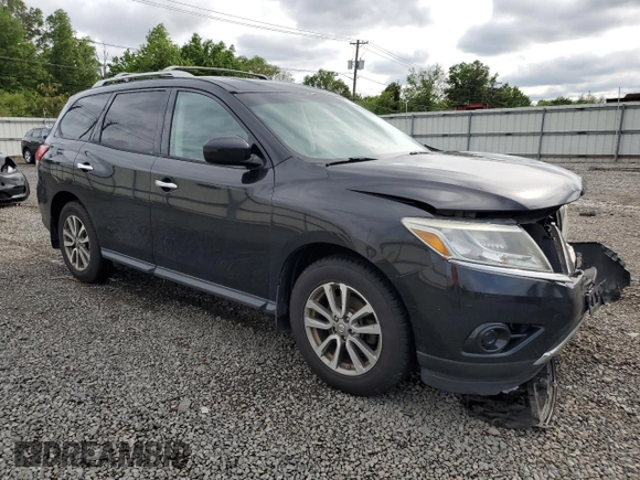 2016 Nissan Pathfinder S with VIN 5N1AR2MM9GC622166, listed as a Copart auction lot 56943115 with 140,656 mi miles and Salvage title. Bid and sale history available at DreamBid. Image 4.
