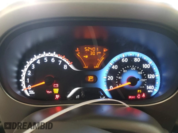 2009 Nissan Cube SL with VIN JN8AZ28R09T120714, listed as a Copart auction lot 79506404 with 52,401 mi miles and Salvage Title. Bid and sale history available at DreamBid. Image 9.