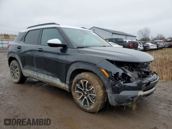 2023 Chevrolet TrailBlazer ACTIV with VIN KL79MVSL0PB177546, listed as a Copart auction lot 60331414 with 56,653 mi miles and Salvage Title. Bid and sale history available at DreamBid. Image 4.