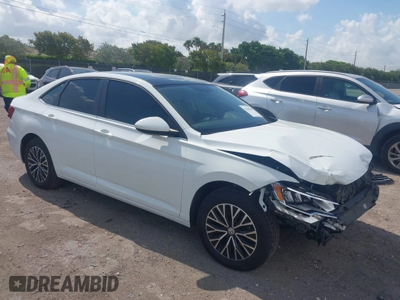 2019 Volkswagen Jetta S with VIN 3VWC57BU4KM201713, listed as a IAAI auction lot 42190061 with 53,096 mi miles and . Bid and sale history available at DreamBid. Image 1.