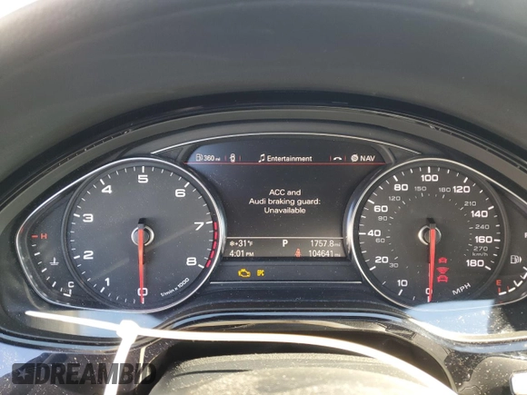 2012 Audi A8 L with VIN WAURVAFD2CN024877, listed as a Copart auction lot 45857735 with 104,641 mi miles and Salvage Title. Bid and sale history available at carsss.com. Image 9.