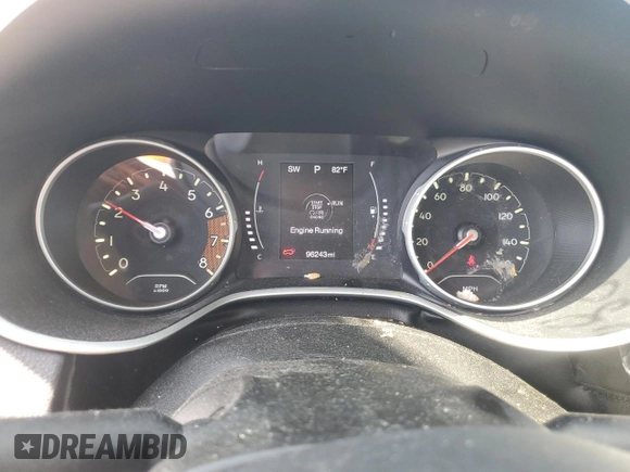 2017 Jeep Compass Latitude с VIN 3C4NJDBB7HT680535, выставлен на аукционе Copart как лот 57423085 с пробегом 96 243 миль миль и Списание • Salvage title. История ставок и продаж доступна на DreamBid. Изображение 9.