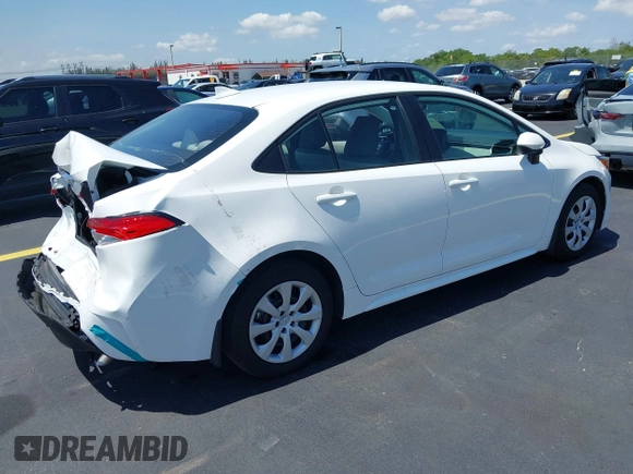 2024 Toyota Corolla LE with VIN 5YFB4MDE5RP205598, listed as a IAAI auction lot 42285592 with 11,753 mi miles and . Bid and sale history available at DreamBid. Image 4.