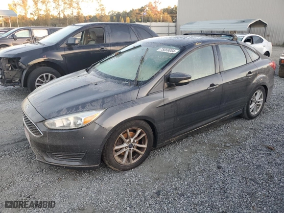 2016 Ford Focus SE with VIN 1FADP3F28GL269482, listed as a Copart auction lot 75059054 with 0 mi miles and Salvage Title. Bid and sale history available at carsss.com. Image 1.