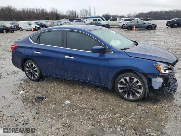 2019 Nissan Sentra S with VIN 3N1AB7AP8KY323243, listed as a Copart auction lot 45203705 with 42,743 mi miles and Salvage Title. Bid and sale history available at carsss.com. Image 4.