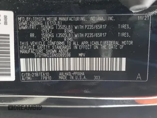 2022 Toyota Sienna XLE with VIN 5TDYRKEC6NS089598, listed as a Copart auction lot 49350255 with 66,552 mi miles and Salvage Title. Bid and sale history available at DreamBid. Image 13.