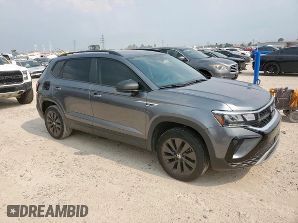 2024 Volkswagen Taos S с VIN 3VV5X7B26RM078934, выставлен на аукционе Copart как лот 58011015 с пробегом 12 234 миль миль и Списание • Salvage title. История ставок и продаж доступна на DreamBid. Изображение 4.