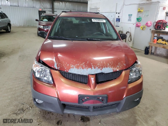 2003 Pontiac Vibe with VIN 5Y2SM62883Z414081, listed as a Copart auction lot 47938844 with 123,827 mi miles and Salvage Title. Bid and sale history available at carsss.com. Image 5.