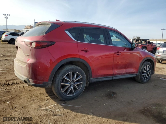 2018 Mazda CX-5 Grand Touring with VIN JM3KFBDM3J0375051, listed as a Copart auction lot 45989125 with 77,147 mi miles and Salvage Title. Bid and sale history available at carsss.com. Image 3.