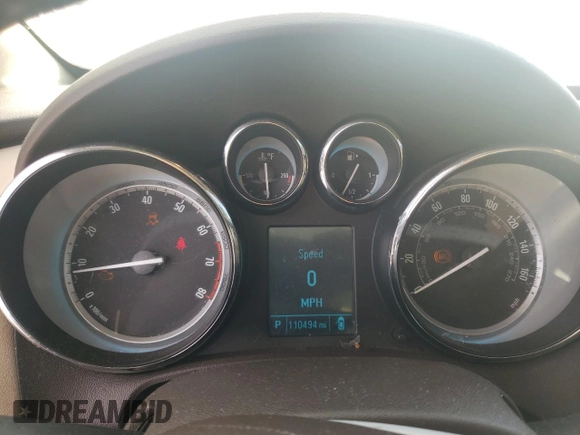 2014 Buick Verano with VIN 1G4PP5SK9E4111888, listed as a Copart auction lot 88733405 with 110,494 mi miles and Salvage Title. Bid and sale history available at carsss.com. Image 9.