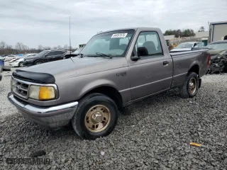 1996 Ford Ranger XL with VIN 1FTCR10A6TUD68567, listed as a Copart auction lot 44497975 with 148,462 mi miles and Salvage Title. Bid and sale history available at carsss.com. Image 1.