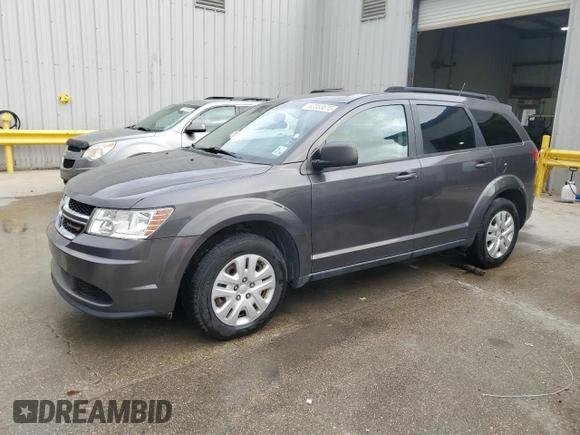 2016 Dodge Journey American Value with VIN 3C4PDCAB8GT138354, listed as a Copart auction lot 52383675 with 142,174 mi miles and Salvage Title. Bid and sale history available at DreamBid. Image 1.