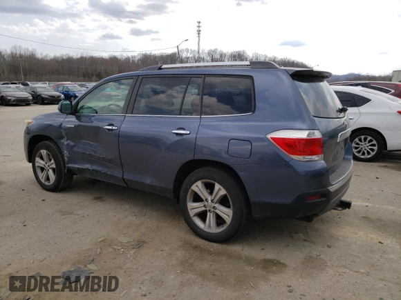 2012 Toyota Highlander Limited with VIN 5TDDK3EH9CS154252, listed as a Copart auction lot 48169895 with 225,493 mi miles and Salvage title. Bid and sale history available at DreamBid. Image 2.