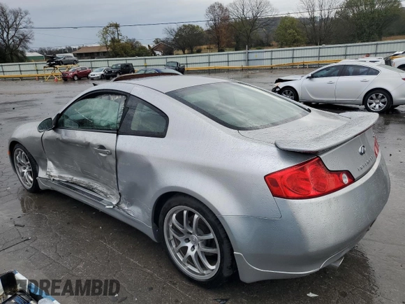 2005 Infiniti G35 Coupe with VIN JNKCV54E05M408692, listed as a Copart auction lot 79323394 with 54,617 mi miles and Salvage Title. Bid and sale history available at carsss.com. Image 2.