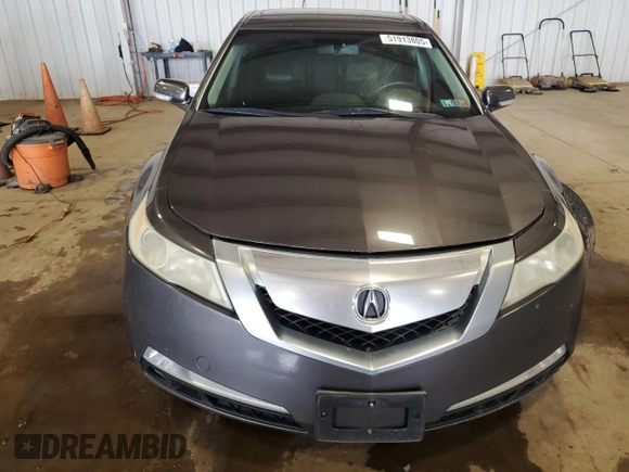 2009 Acura TL Tech with VIN 19UUA86549A018283, listed as a Copart auction lot 51913805 with 205,287 mi miles and Salvage Title. Bid and sale history available at carsss.com. Image 5.