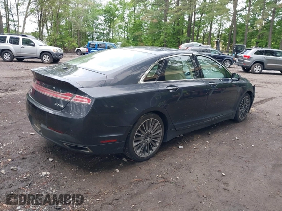 2013 Lincoln MKZ with VIN 3LN6L2J98DR817275, listed as a IAAI auction lot 42196186 with 128,456 mi miles. Bid and sale history available at carsss.com. Image 4.