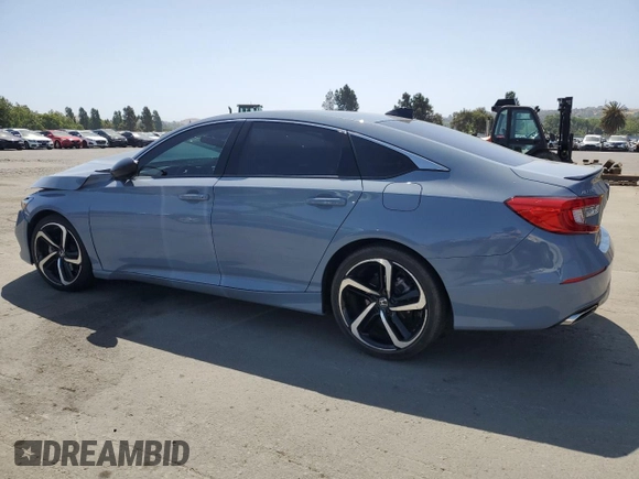 2021 Honda Accord Sport with VIN 1HGCV1F36MA122661, listed as a Copart auction lot 59363855 with 51,445 mi miles and Salvage title. Bid and sale history available at DreamBid. Image 2.