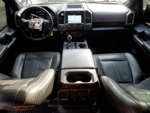 2018 Ford F-150 XL with VIN 1FTEW1E50JKD67629, listed as a Copart auction lot 43255595 with 61,336 mi miles and Salvage Title. Bid and sale history available at carsss.com. Image 8.
